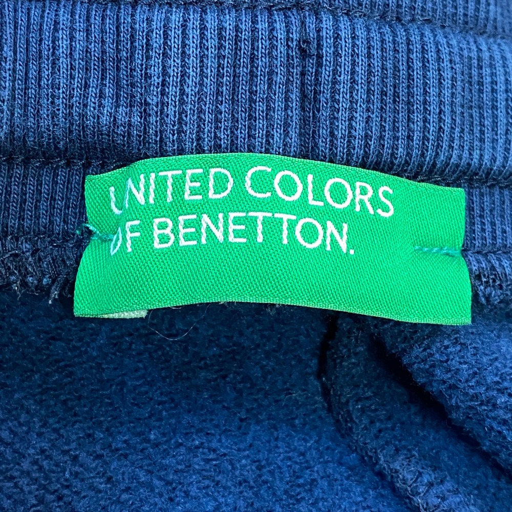 United Colors of Benetton Joggers Men Small Navy Blue Sport Cotton Navy Blue - Picture 3 of 9